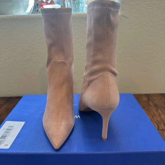 Stuart Weitzman Wren 75 Suede Bootie - Picture 15 of 15